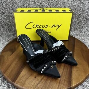 Circus NY by Sam Edelman Women's Tristyn Mule Pump Black Size 6 M Shoes Heels